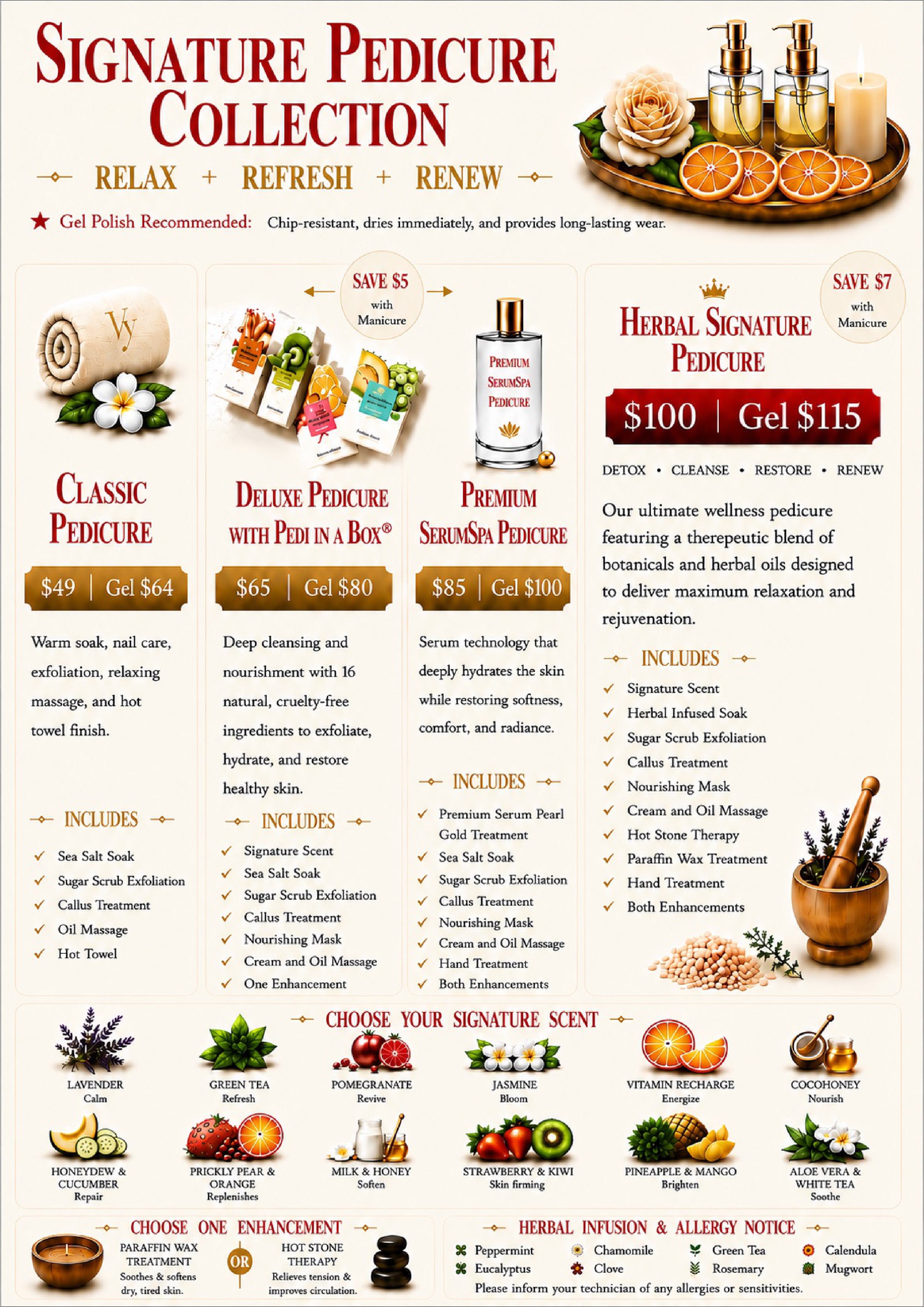 Vy Nails Menu Page 2